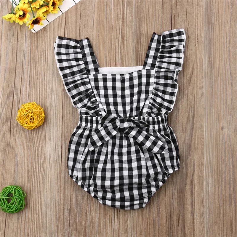 Summer Newborn Infant Baby Girls Clothes Ruffle Plaid Bodysuit Bow Outfit Clothes One Pieces
Summer Newborn Infant Baby Girls Clothes Ruffle Plaid Bodysuit Bow Outfit Clothes One Pieces