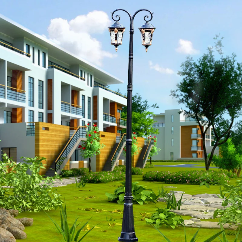 2.8m Double Arms Garden Decoration Landscape Post Street Lighting Pole For Sale
2.8m Double Arms Garden Decoration Landscape Post Street Lighting Pole For Sale