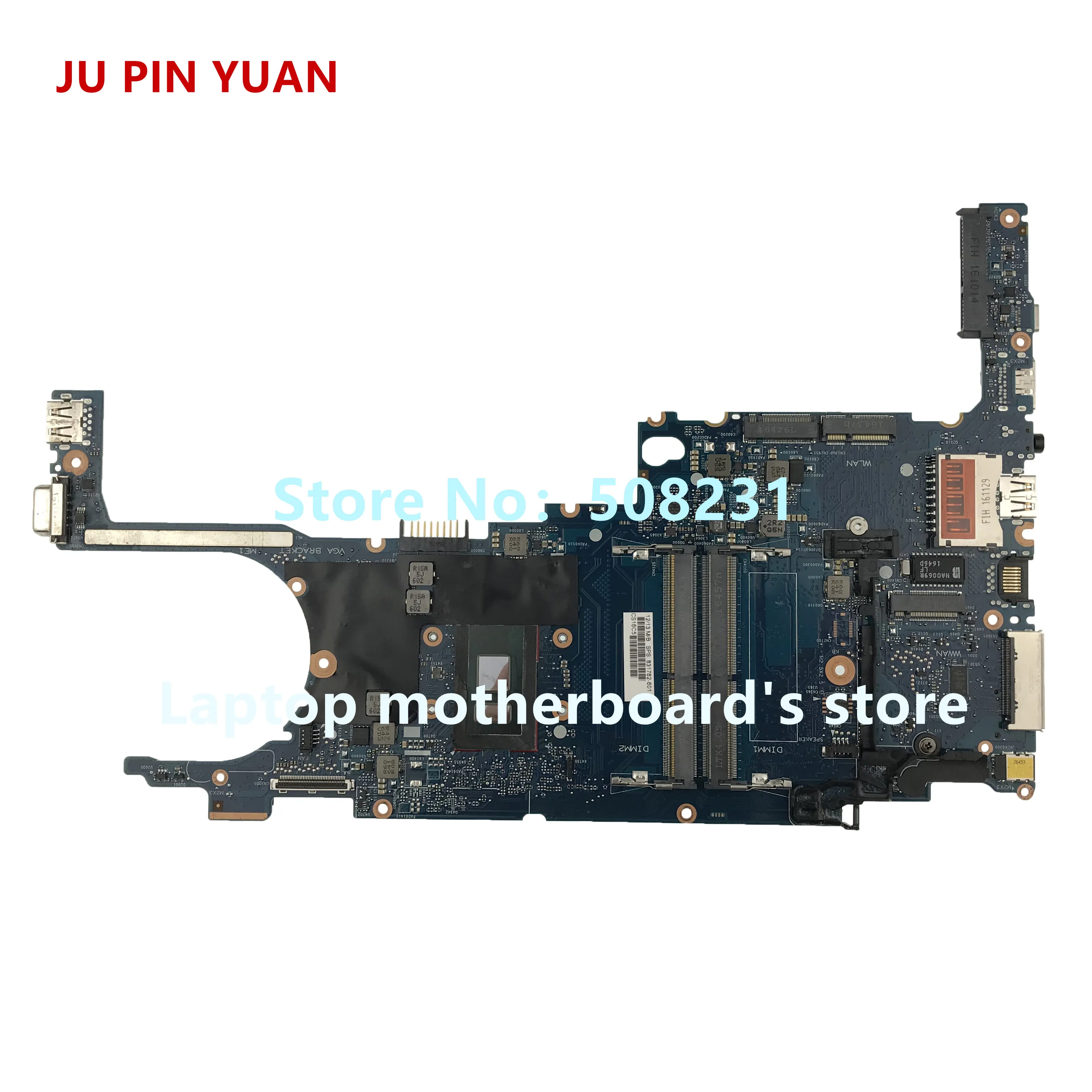 For HP EliteBook 820 G3 Series Laptop Motherboard 831762-001 831762-601 6050A2725001-MB-A01 W/ i5-6300U Fully Tested
For HP EliteBook 820 G3 Series Laptop Motherboard 831762-001 831762-601 6050A2725001-MB-A01 W/ i5-6300U Fully Tested