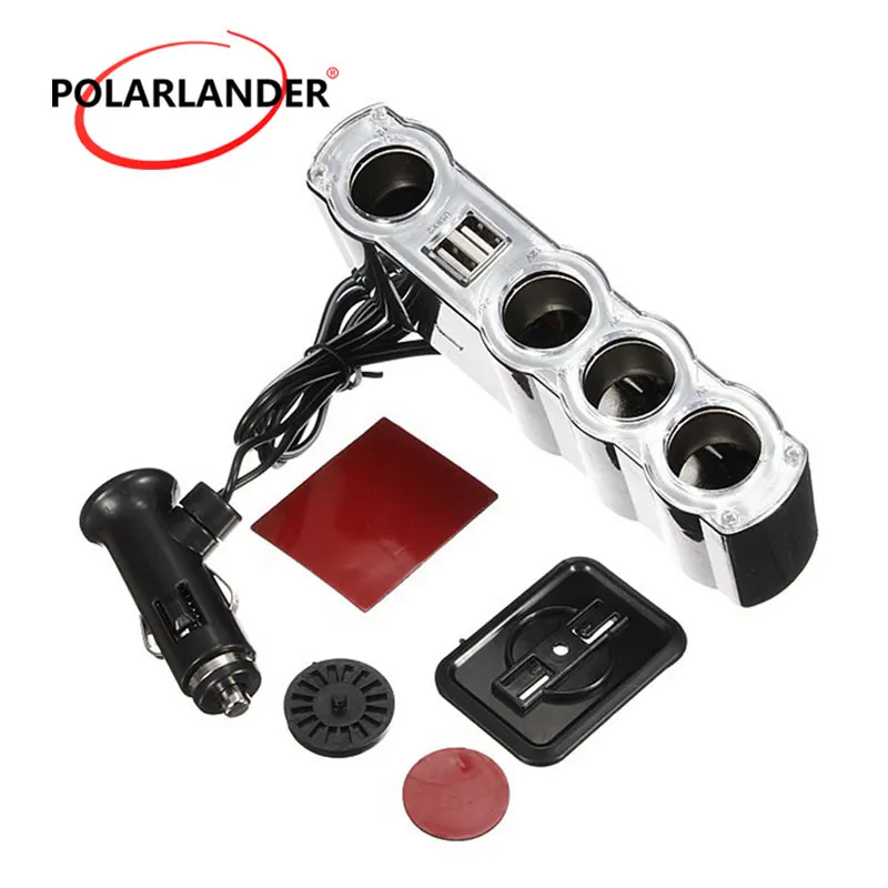 USB Plug Adapter Charger Dual USB Car Cigarette Lighter For Universal Car Extender Splitter 12V 4 Way Auto Multi Socket
USB Plug Adapter Charger Dual USB Car Cigarette Lighter For Universal Car Extender Splitter 12V 4 Way Auto Multi Socket