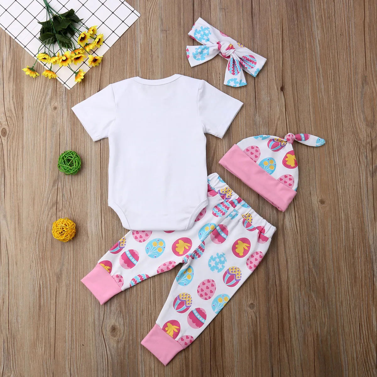Новинка 2019 комплекты одежды для новорожденных мальчиков и девочек My 1st Easter