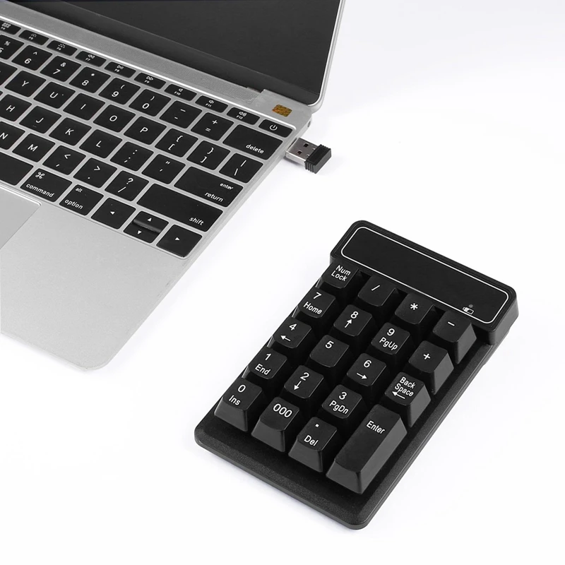 2 4G Беспроводная цифровая клавиатура USB компьютерная мини-клавиатура | Компьютеры