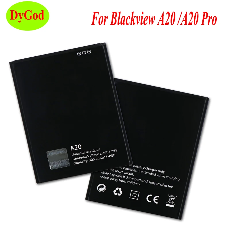 DyGod 3000 мАч для Blackview A20 Pro батарея Замена батареи Bateria смартфон|Аккумуляторы