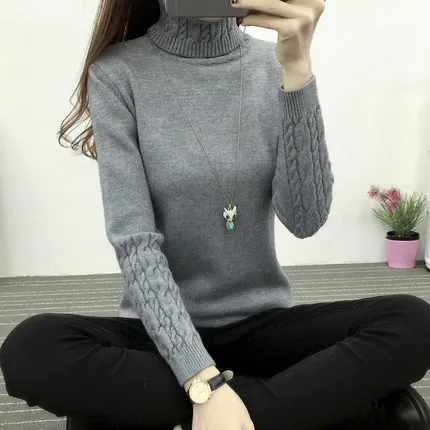 Women Turtleneck Winter Sweater Women Long Sleeve Knitted Women Sweaters And Pullovers Female Jumper Tricot Tops
Women Turtleneck Winter Sweater Women Long Sleeve Knitted Women Sweaters And Pullovers Female Jumper Tricot Tops