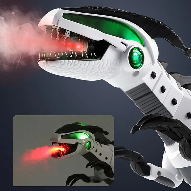 Electric Dinosaur Toys White Spray Walking Mechanical Pterosaurs Dinosaurs World Toy for Children Kids | Игрушки и хобби