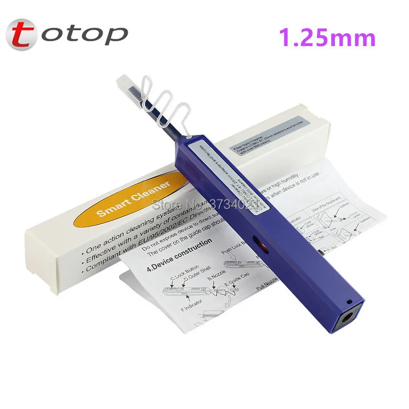 15Pcs/Box 1.25mm LC fiber optic cleaning pen One click fiber clean pen LC MU fiber optic connector cleaning tool free shipping
15Pcs/Box 1.25mm LC fiber optic cleaning pen One click fiber clean pen LC MU fiber optic connector cleaning tool free shipping