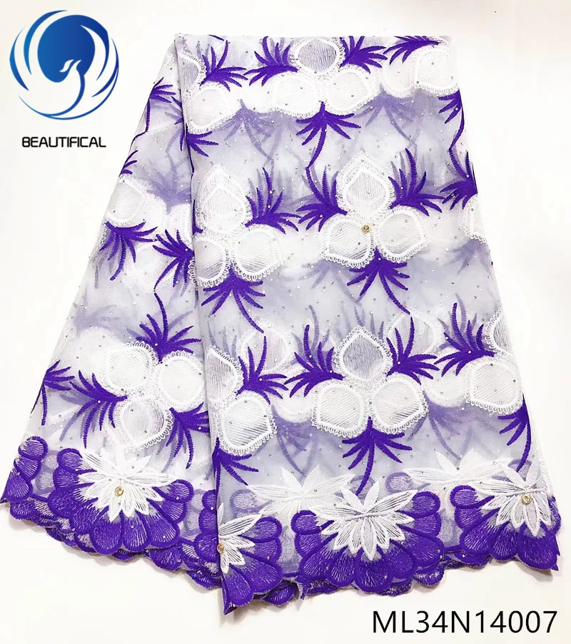BEAUTIFICAL lace polyester embroidery nigerian french tulle lace dresses fabric 5 yards/lot ML34N140
BEAUTIFICAL lace polyester embroidery nigerian french tulle lace dresses fabric 5 yards/lot ML34N140