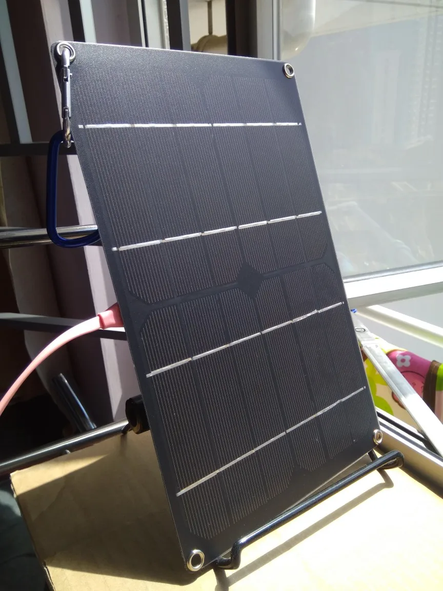 5V 1A USB Output Solar Charger Outdoor Protable Solar Cell Solar Panel Charger for phone 6W Mono Solar Cell
5V 1A USB Output Solar Charger Outdoor Protable Solar Cell Solar Panel Charger for phone 6W Mono Solar Cell