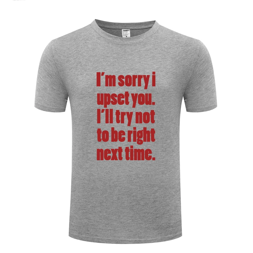 Sorry for Being Right Funny Joke Gift Mens Men T Shirt Tshirt 2018 New Short Sleeve O Neck Cotton Casual T-shirt Top Tee
Sorry for Being Right Funny Joke Gift Mens Men T Shirt Tshirt 2018 New Short Sleeve O Neck Cotton Casual T-shirt Top Tee