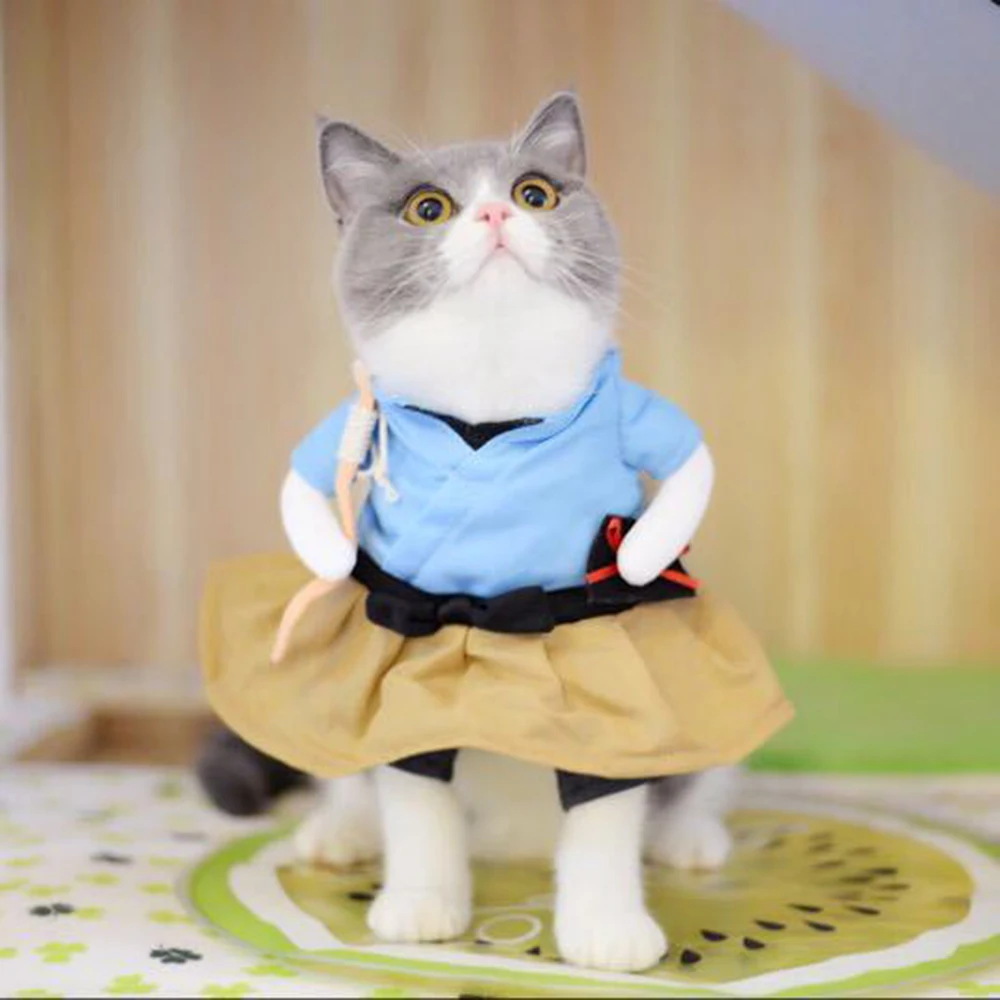 Funny Cat Dog Costume Uniform Suit Cat Clothes Costume Puppy Clothes Dressing Up Suit Party Clothing For Cat Cosplay Clothes 58
Funny Cat Dog Costume Uniform Suit Cat Clothes Costume Puppy Clothes Dressing Up Suit Party Clothing For Cat Cosplay Clothes 58