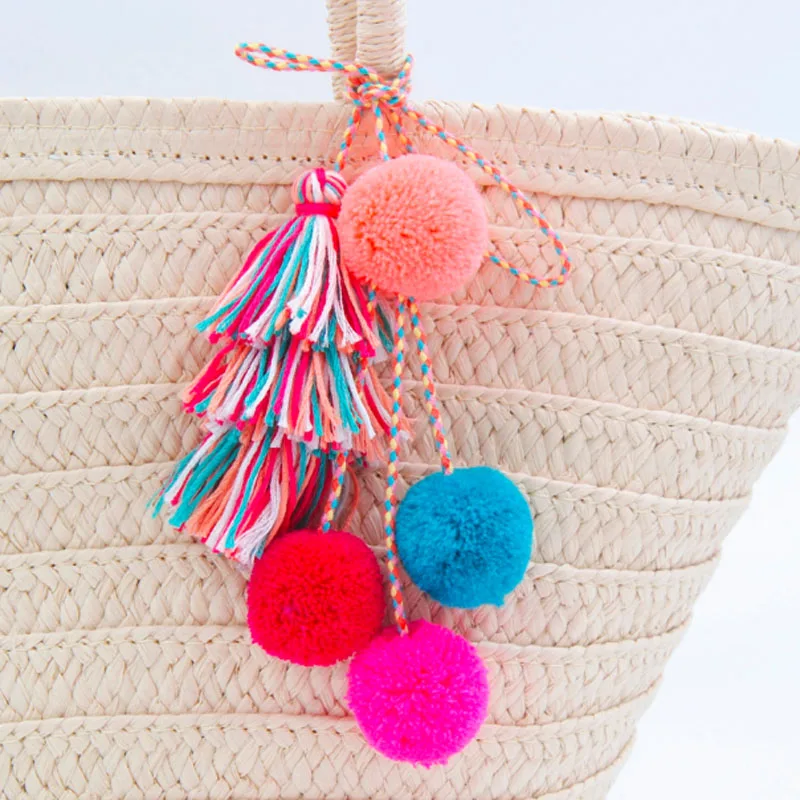 New Colorful Pompones Cute Pom Pom Tassels Keychain Pompom Keyring DIY Hanging Pendant Charm Jewelry For Key chain QH6003
New Colorful Pompones Cute Pom Pom Tassels Keychain Pompom Keyring DIY Hanging Pendant Charm Jewelry For Key chain QH6003