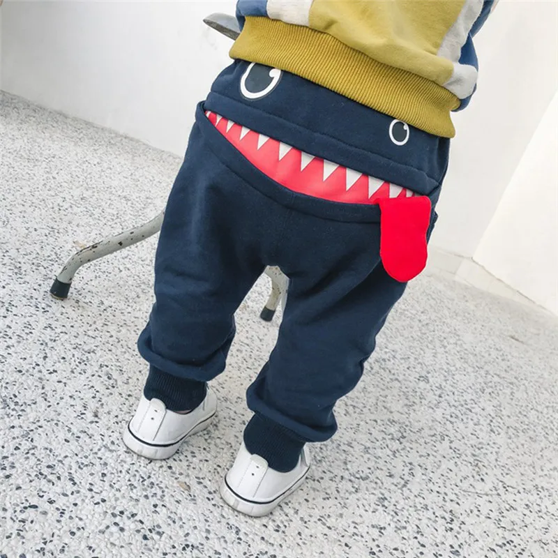Hot Newborn Baby Boy Girl Kids Big Mouth Monster Bottom Harem Pants Trousers 0-4Y Cotton Infant Novelty Children Loose | Мать и ребенок