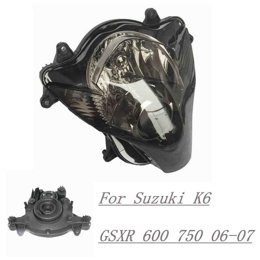 Motorcycle Front Headlight Head Lamp Assembly For Suzuki GSXR600 GSXR750 2006-2007 K6 Smoke
Motorcycle Front Headlight Head Lamp Assembly For Suzuki GSXR600 GSXR750 2006-2007 K6 Smoke