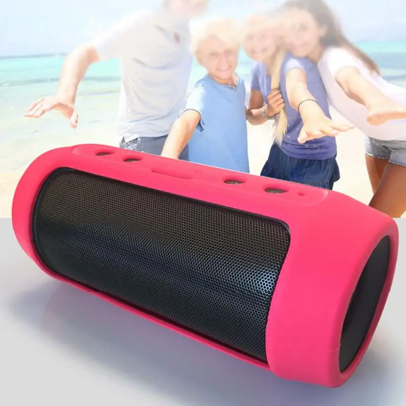 Фото Мягкий силиконовый чехол для зарядного устройства 2 + bluetooth колонка ударопрочный