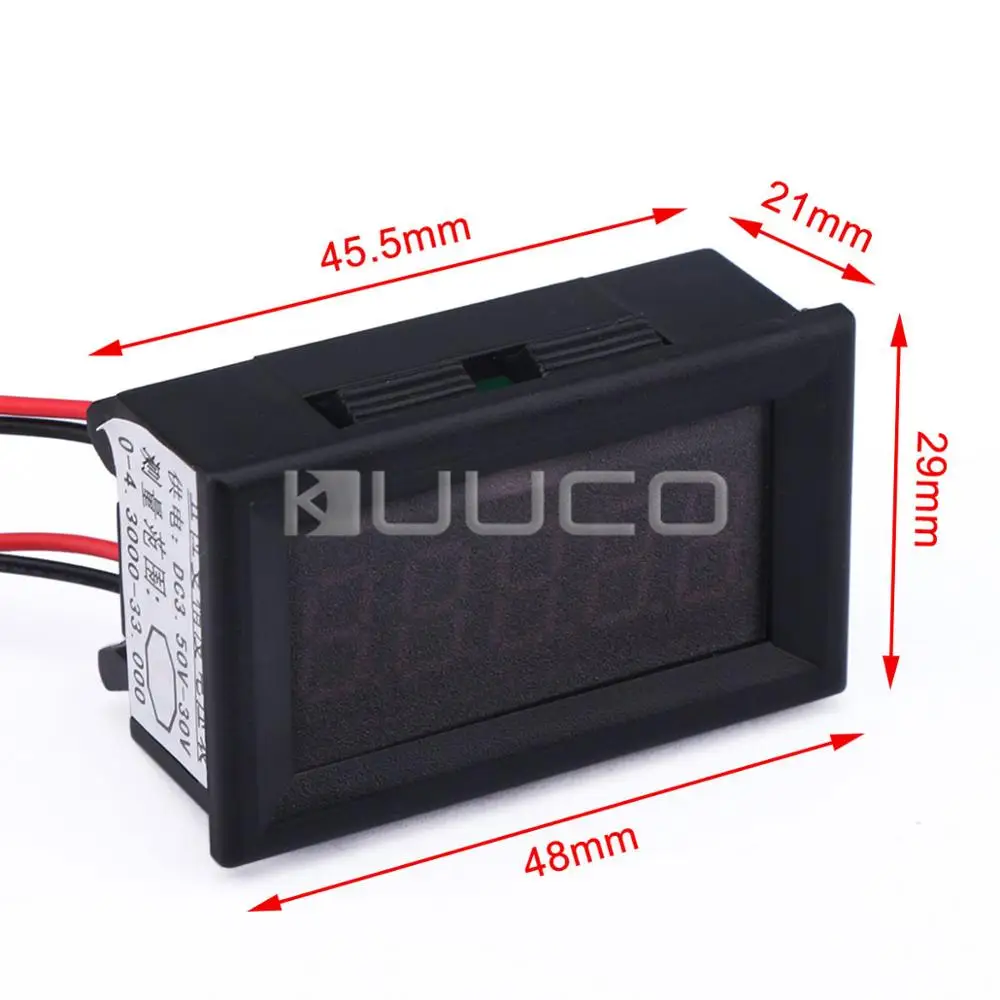 5 PCS/LOT Voltmeter/high precision Digital Meter DC 0~4.3000V~33.000V Digital Voltage Meter DC 12V 24V Tester/Monitor
5 PCS/LOT Voltmeter/high precision Digital Meter DC 0~4.3000V~33.000V Digital Voltage Meter DC 12V 24V Tester/Monitor
