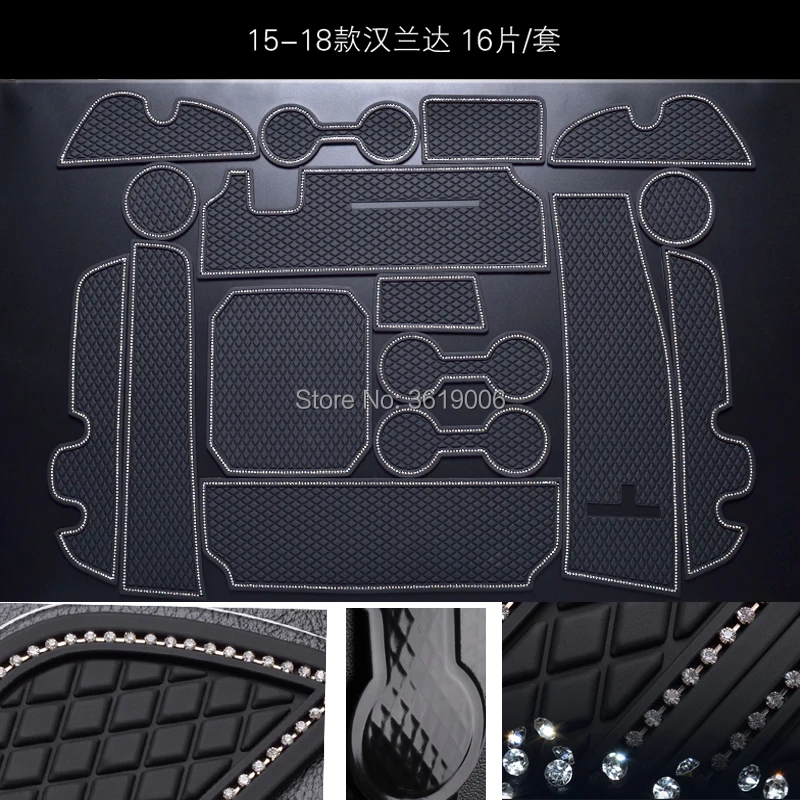TOMMIA For Toyota Highlander 15-18 Non-slip Interior Door Slot Rubber Door Pad Cup Mat Door Gate Slot Door Groove Mat
TOMMIA For Toyota Highlander 15-18 Non-slip Interior Door Slot Rubber Door Pad Cup Mat Door Gate Slot Door Groove Mat
