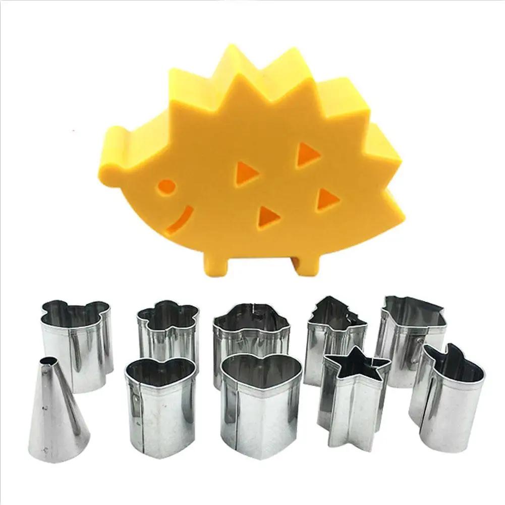 10pcs/set Fruit Cookie Cutter Mold Hedgehog Box Design Mini Stainless Steel Mould Biscuit Fondant Cake Decorating Tools
10pcs/set Fruit Cookie Cutter Mold Hedgehog Box Design Mini Stainless Steel Mould Biscuit Fondant Cake Decorating Tools