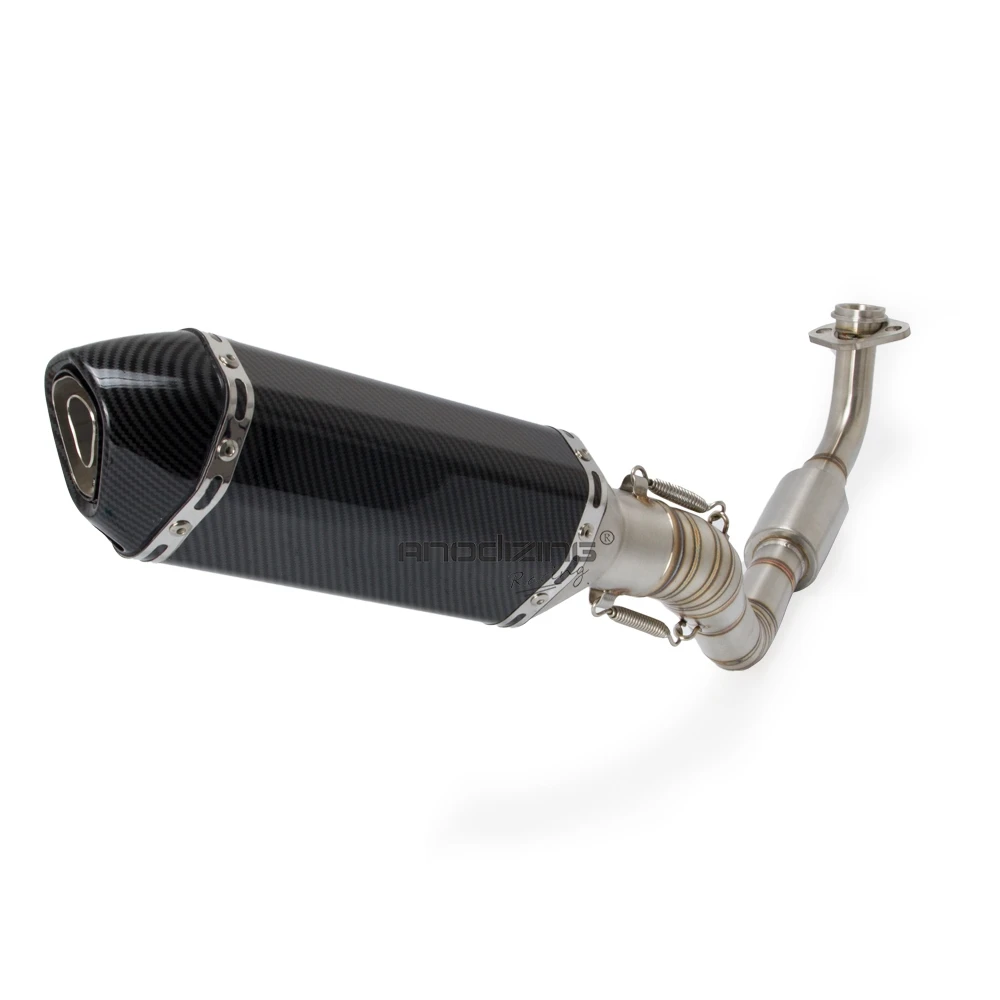 Motorcycle Full Exhaust System Header Slip On Middle Pipe Front Pipe For YAMAHA NVX 155 125 AEROX155 2016-2018 with Muffler
Motorcycle Full Exhaust System Header Slip On Middle Pipe Front Pipe For YAMAHA NVX 155 125 AEROX155 2016-2018 with Muffler