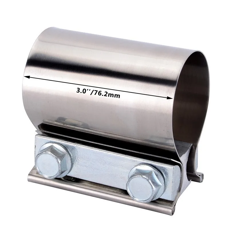 ESPEEDER 1 PCS Stainless Steel Exhaust Sleeve Butt Joint Clamp Exhaust Pipe Sleeve Coupler Step Clamp 2.0" 2.25" 2.5" 3.0" 4.0"
ESPEEDER 1 PCS Stainless Steel Exhaust Sleeve Butt Joint Clamp Exhaust Pipe Sleeve Coupler Step Clamp 2.0" 2.25" 2.5" 3.0" 4.0"