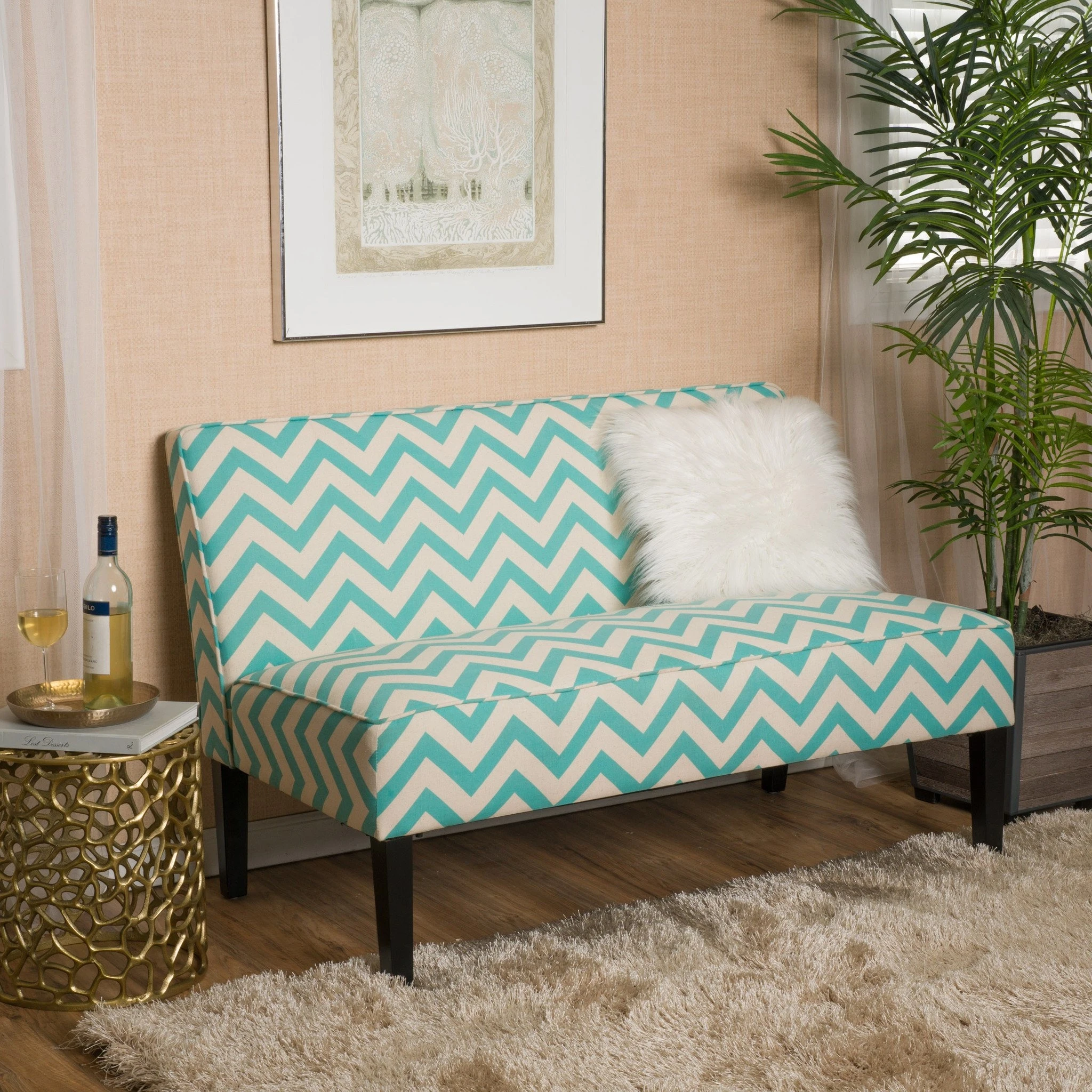 Альфа светло голубая сосна Loveseat|Диваны для гостиной| |