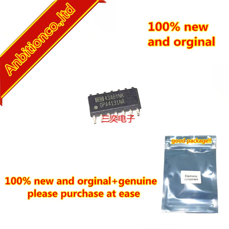 10pcs 100% new and orginal OPA4131NAG4 OPA4131NA SOP14 General-Purpose FET-INPUT OPERATIONAL AMPLIFIERS in stock
10pcs 100% new and orginal OPA4131NAG4 OPA4131NA SOP14 General-Purpose FET-INPUT OPERATIONAL AMPLIFIERS in stock