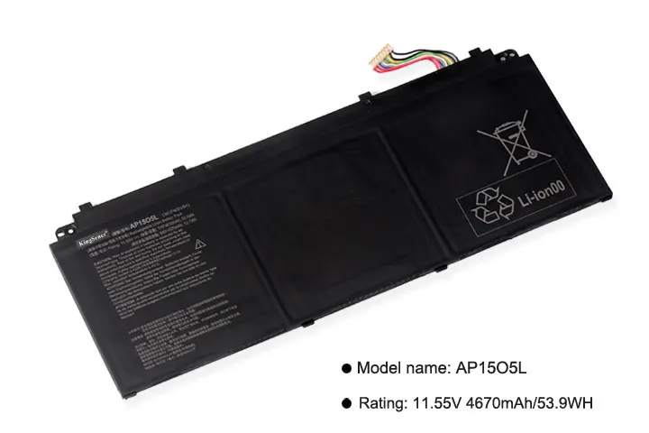 Аккумулятор KingSener AP15O5L для ноутбука Acer Chromebook R13 CB5-312T CB5-312T-K0YK/K8Z9 11 55 V 4670mAh/53.9WH |