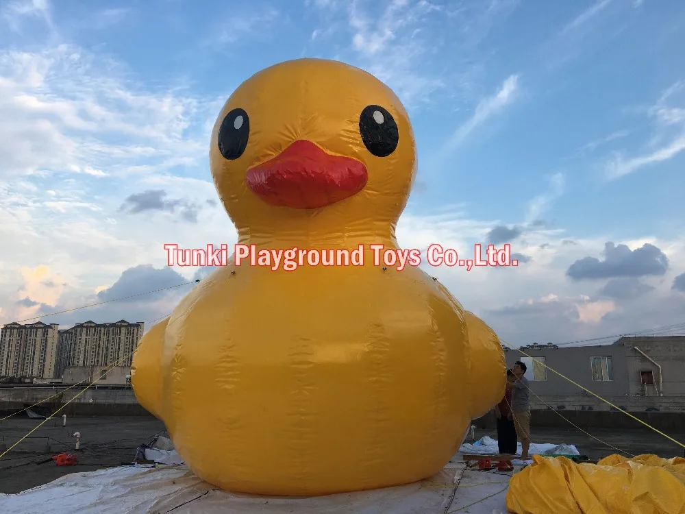 6 метров надувная водяная утка изготовленная из ткани ПВХ|Оборудование для
