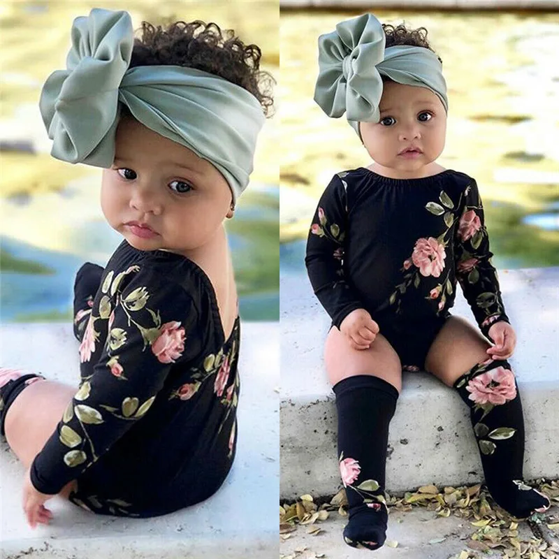 PUDCOCO 3PCS Toddler Newborn Baby Girls Clothes Floral Romper Jumpsuit+Socks Sets
PUDCOCO 3PCS Toddler Newborn Baby Girls Clothes Floral Romper Jumpsuit+Socks Sets