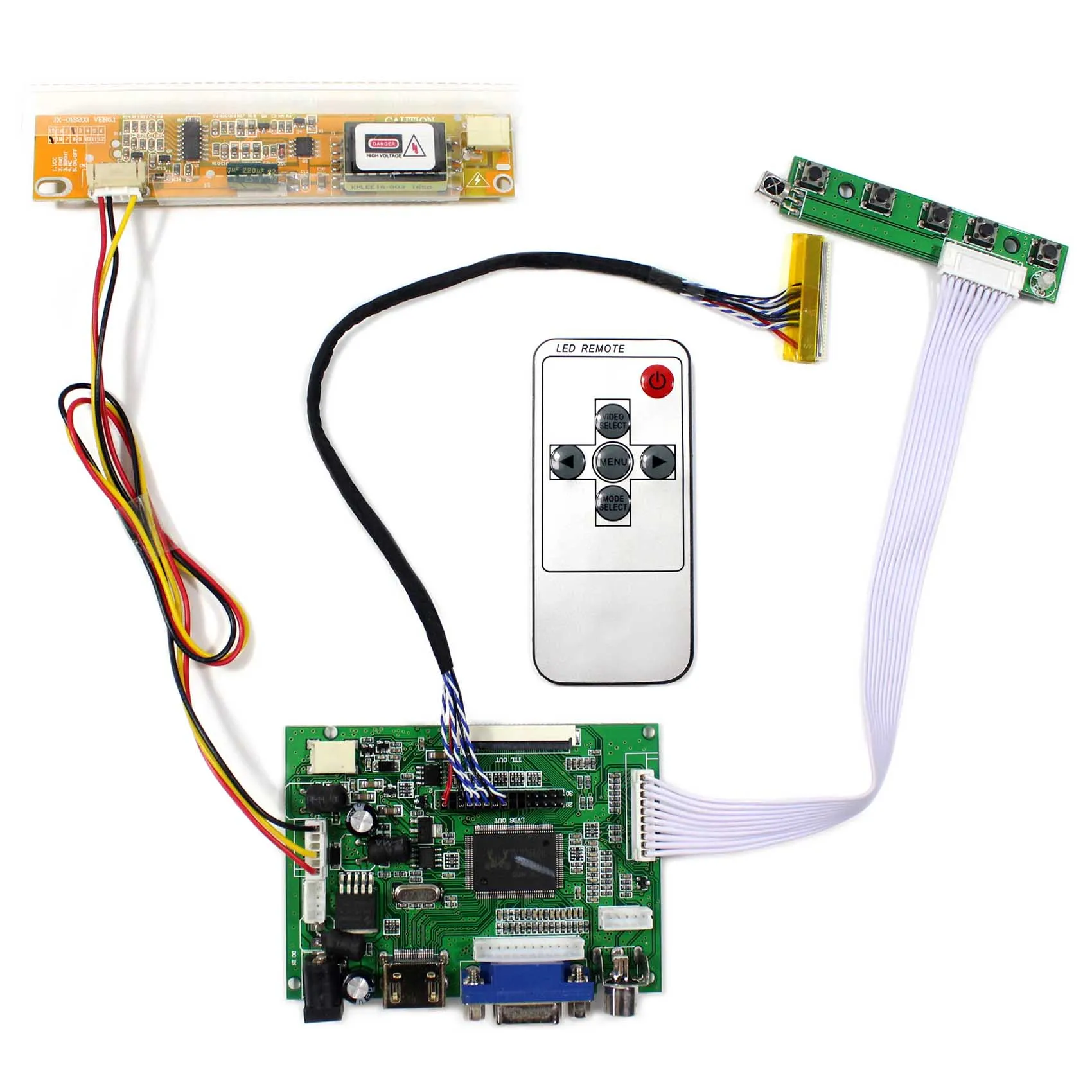 Fit To 15.4" B154EW06 LTN154W1-L01LP154W01 LP154WX3 LP154W01 1280x800 LCD Screen HD MI VGA 2AV LCD Controller Board
Fit To 15.4" B154EW06 LTN154W1-L01LP154W01 LP154WX3 LP154W01 1280x800 LCD Screen HD MI VGA 2AV LCD Controller Board