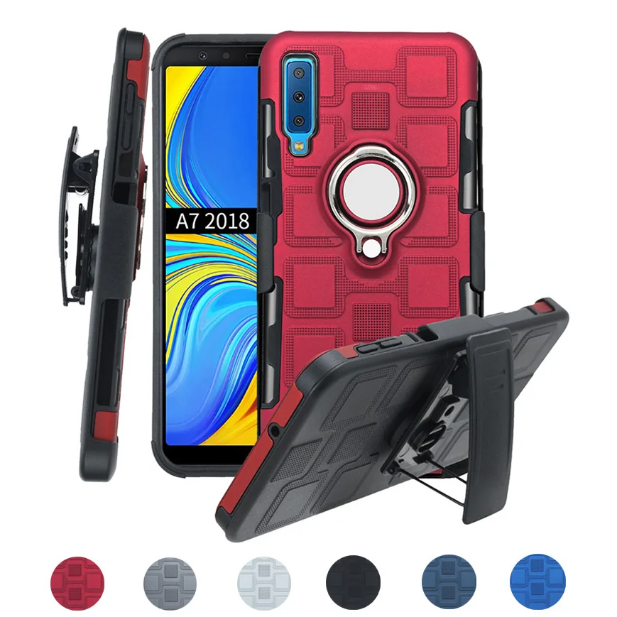Сверхмощный защитный чехол 3 в 1 для Samsung Galaxy S10e S10 Plus S9 S8 Note 9 8 Вращающийся на 360
