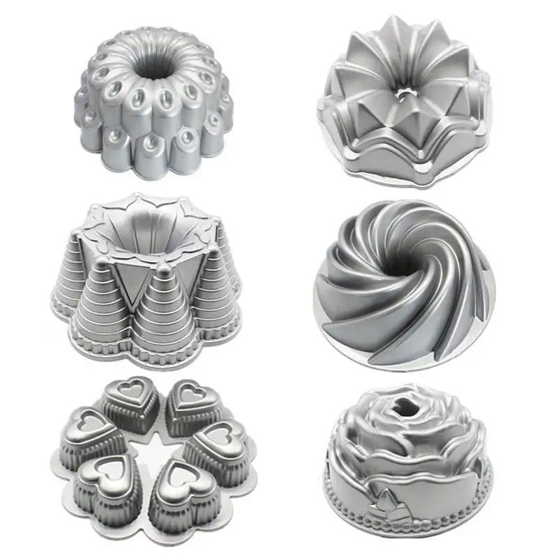 Aluminum Die Cast Heavy Cake Pan Non Stick Cake Mold Metal DIY Kitchen Supplies Bakeware 6 Shapes
Aluminum Die Cast Heavy Cake Pan Non Stick Cake Mold Metal DIY Kitchen Supplies Bakeware 6 Shapes