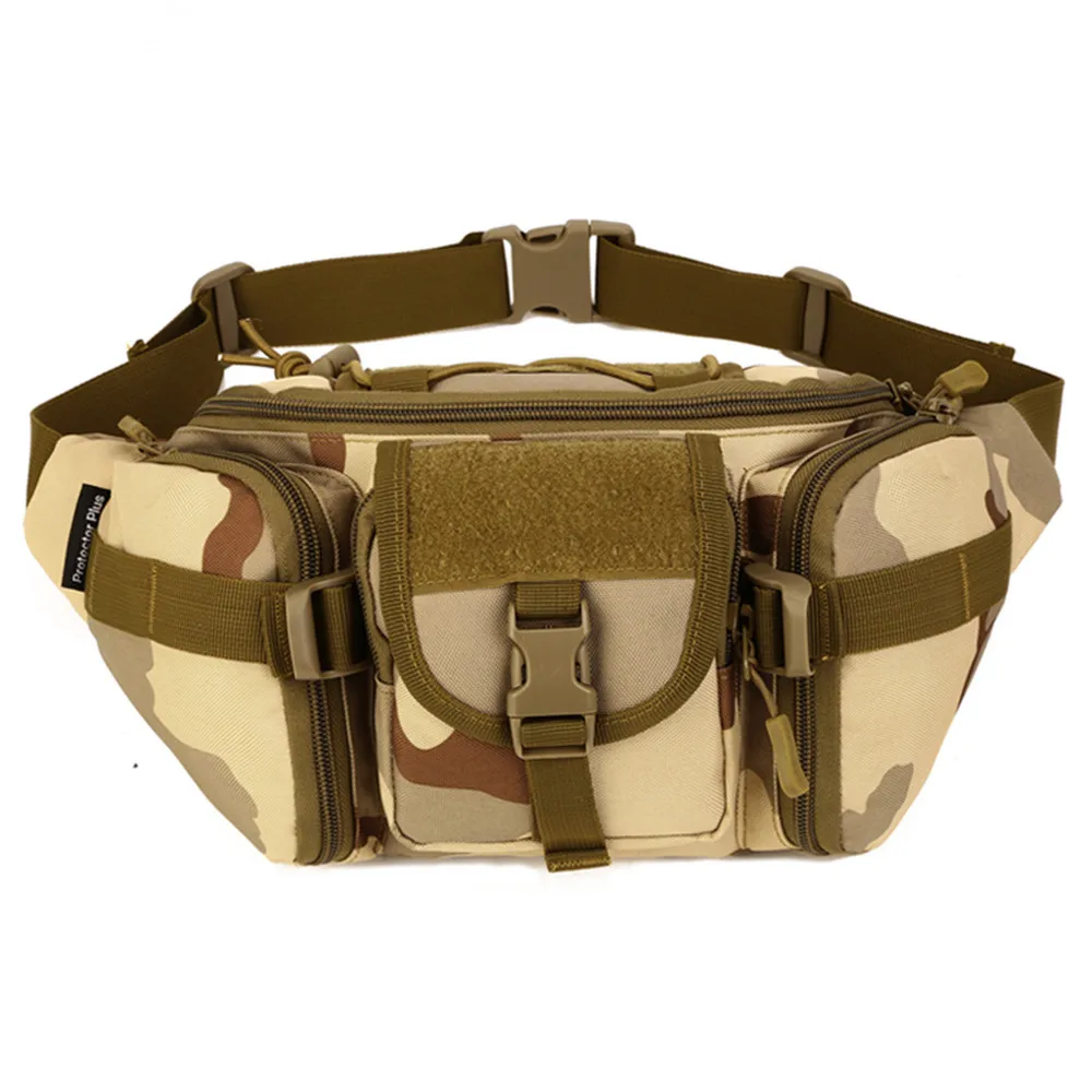 Nylon Wearproof Waterproof Camouflage Waist Bag Men Women Outdoor Travel Climbing Hiking Sports Military Training Tactical Bags
Nylon Wearproof Waterproof Camouflage Waist Bag Men Women Outdoor Travel Climbing Hiking Sports Military Training Tactical Bags