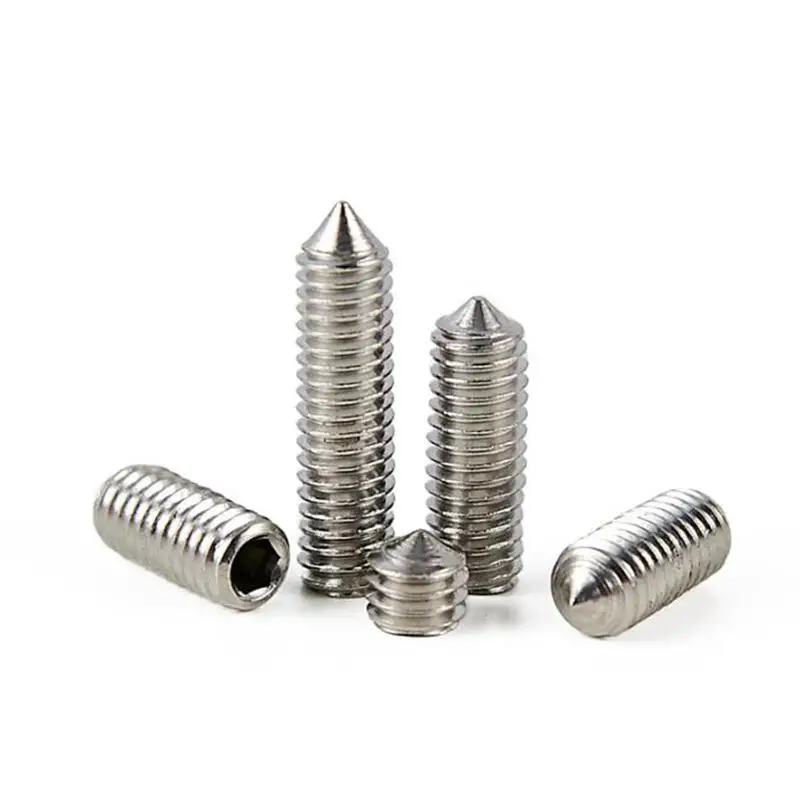 M8 Pitch 1.25mm Length 8/10/12/16/20/25/30/35/40mm Hex Allen Socket Set Screw 304 Stainless Steel Grub Screw DIN914
M8 Pitch 1.25mm Length 8/10/12/16/20/25/30/35/40mm Hex Allen Socket Set Screw 304 Stainless Steel Grub Screw DIN914