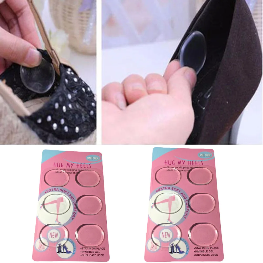 6PCS High quality Silicone Gel Soft Adhesive Antiskid Shoe Insole Insert Pad Cushion Feet Care Accessories Heel Grips Liner
6PCS High quality Silicone Gel Soft Adhesive Antiskid Shoe Insole Insert Pad Cushion Feet Care Accessories Heel Grips Liner