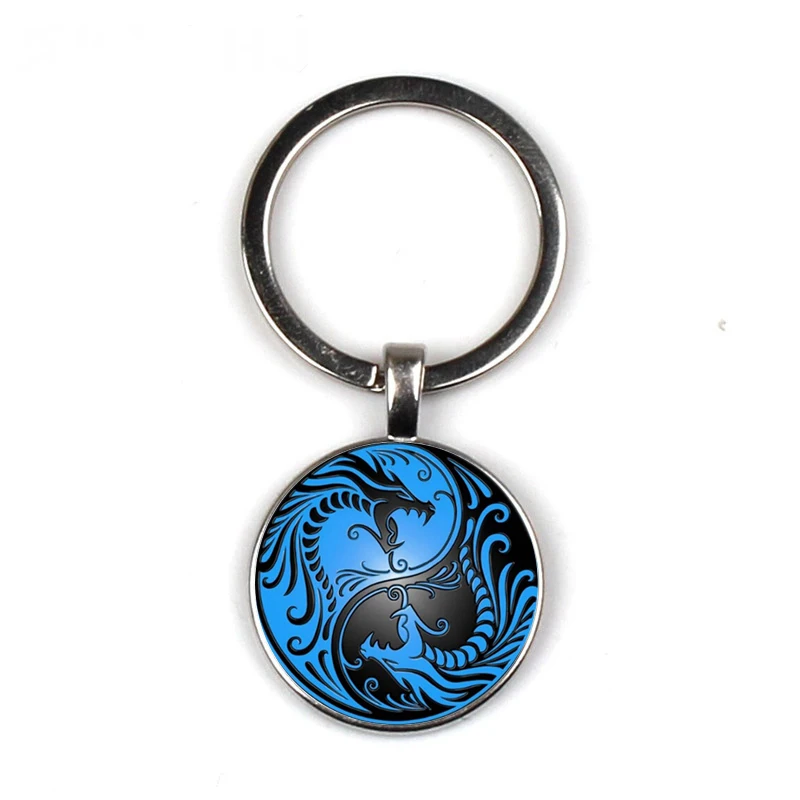 Blue Dragon Yin Yang Taiji Keychain Glass Time Gem Keychain Key Jewelry DIY Custom Photo Personality Gift , Keychains
Blue Dragon Yin Yang Taiji Keychain Glass Time Gem Keychain Key Jewelry DIY Custom Photo Personality Gift , Keychains