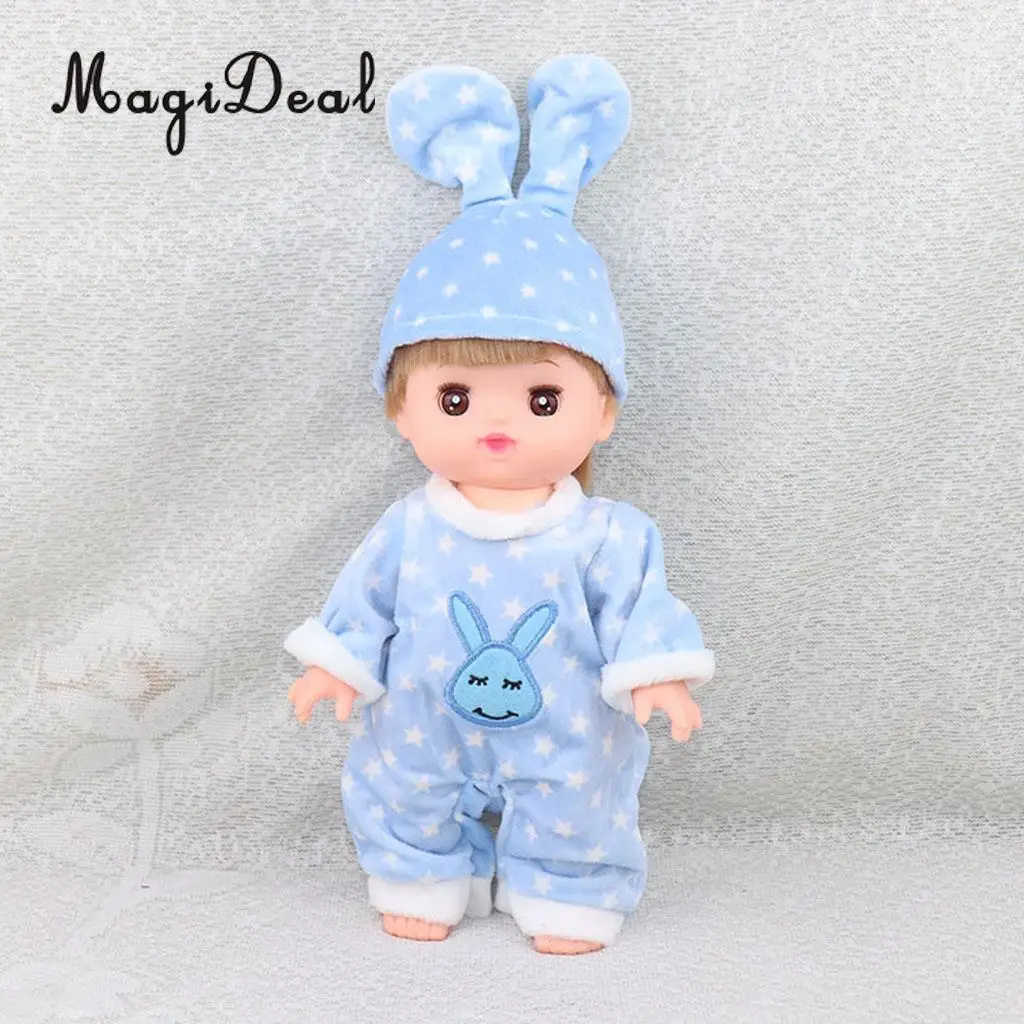 Lovely Blue Jumpsuit and Hat with Bunny Ear Suit for Mellchan Baby Doll Clothes Accessories
Lovely Blue Jumpsuit and Hat with Bunny Ear Suit for Mellchan Baby Doll Clothes Accessories