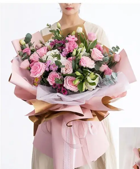 20pcs Korean Flowers Two-tone Paper Packaging Gift Wrapping Neutral Color Florist Wrapping Paper Flower Bouquet Supplies 60*60cm
20pcs Korean Flowers Two-tone Paper Packaging Gift Wrapping Neutral Color Florist Wrapping Paper Flower Bouquet Supplies 60*60cm
