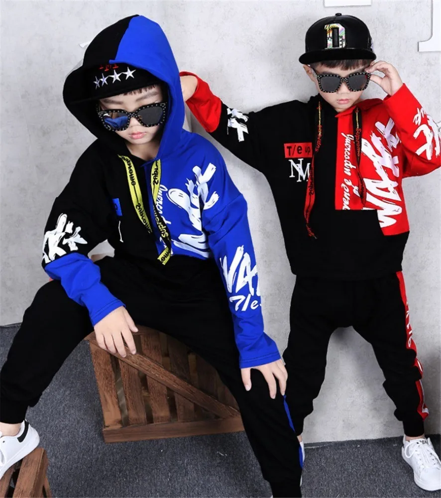 Kids Sets 2019 Spring Autumn Hip Hop Clothing Kids Fashion Print Splice Hoodie Harem Pants 2pcs Boys Tracksuit Children Suit
Kids Sets 2019 Spring Autumn Hip Hop Clothing Kids Fashion Print Splice Hoodie Harem Pants 2pcs Boys Tracksuit Children Suit