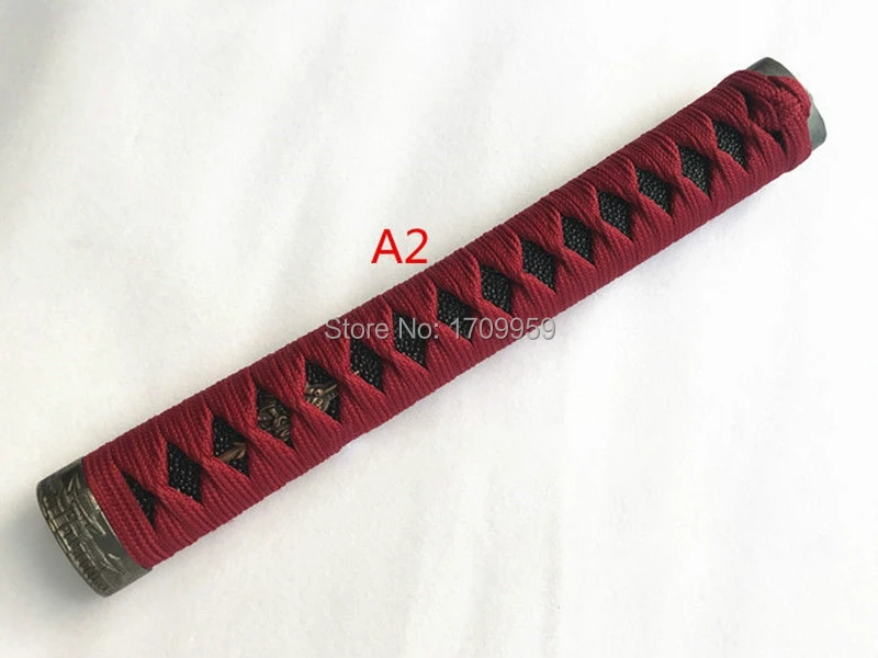 Высококачественная японская ручка меча Катаны Tsuka 26 см самурая и фучи Кашира
