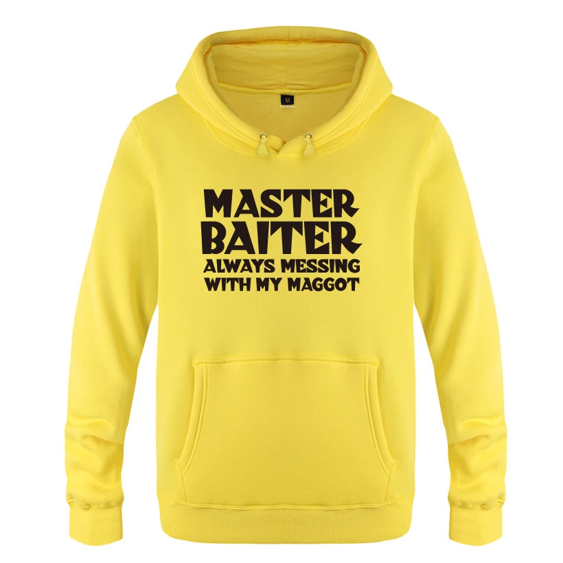 Master Baiter Always Messing with My Maggot Funny Sweatshirts Men 2018 Mens Hooded Fleece Pullover Hoodies
Master Baiter Always Messing with My Maggot Funny Sweatshirts Men 2018 Mens Hooded Fleece Pullover Hoodies