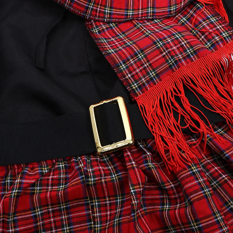 Girls Ethnic Style Red Lattice Scotland Party Fancy National Dress Halloween Cosplay Carnival Costume
Girls Ethnic Style Red Lattice Scotland Party Fancy National Dress Halloween Cosplay Carnival Costume