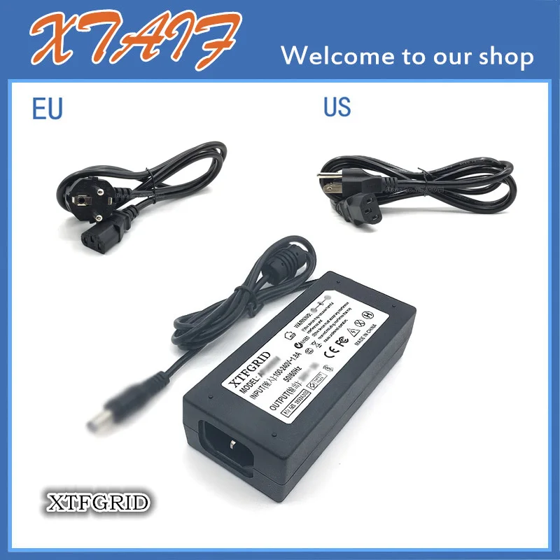 34V 2A 68W Universal AC/DC Charger Power Cord Adapter 5.5*2.1mm 5.5*2.5mm DC Plug Alternative 34V 1.47A / 34V 1.58A For Robot
34V 2A 68W Universal AC/DC Charger Power Cord Adapter 5.5*2.1mm 5.5*2.5mm DC Plug Alternative 34V 1.47A / 34V 1.58A For Robot