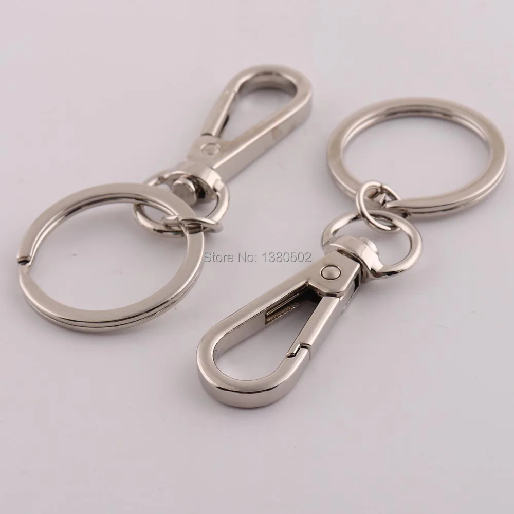 10PCS/lot Metal Swivel Snap Hook With Key ring Key Chain Decoration Accessories
10PCS/lot Metal Swivel Snap Hook With Key ring Key Chain Decoration Accessories