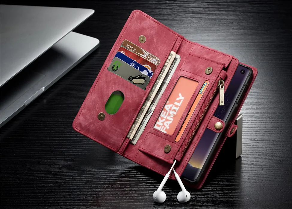 CaseMe For Galaxy S10 Plus S10 Lite S10 S8 S9 Retro Genuine Leather Magnetic Removeable Wallet Case For Samsung Galaxy S10E
CaseMe For Galaxy S10 Plus S10 Lite S10 S8 S9 Retro Genuine Leather Magnetic Removeable Wallet Case For Samsung Galaxy S10E