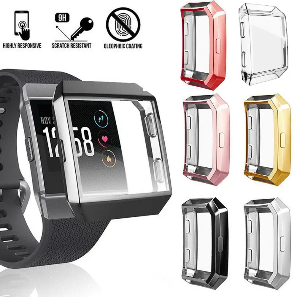 Protective Cover For Fitbit Ionic Watch Smart Watch TPU Comprehensive Cover Silicone Anti-fall Dust Protection Screen Soft Case
Protective Cover For Fitbit Ionic Watch Smart Watch TPU Comprehensive Cover Silicone Anti-fall Dust Protection Screen Soft Case
