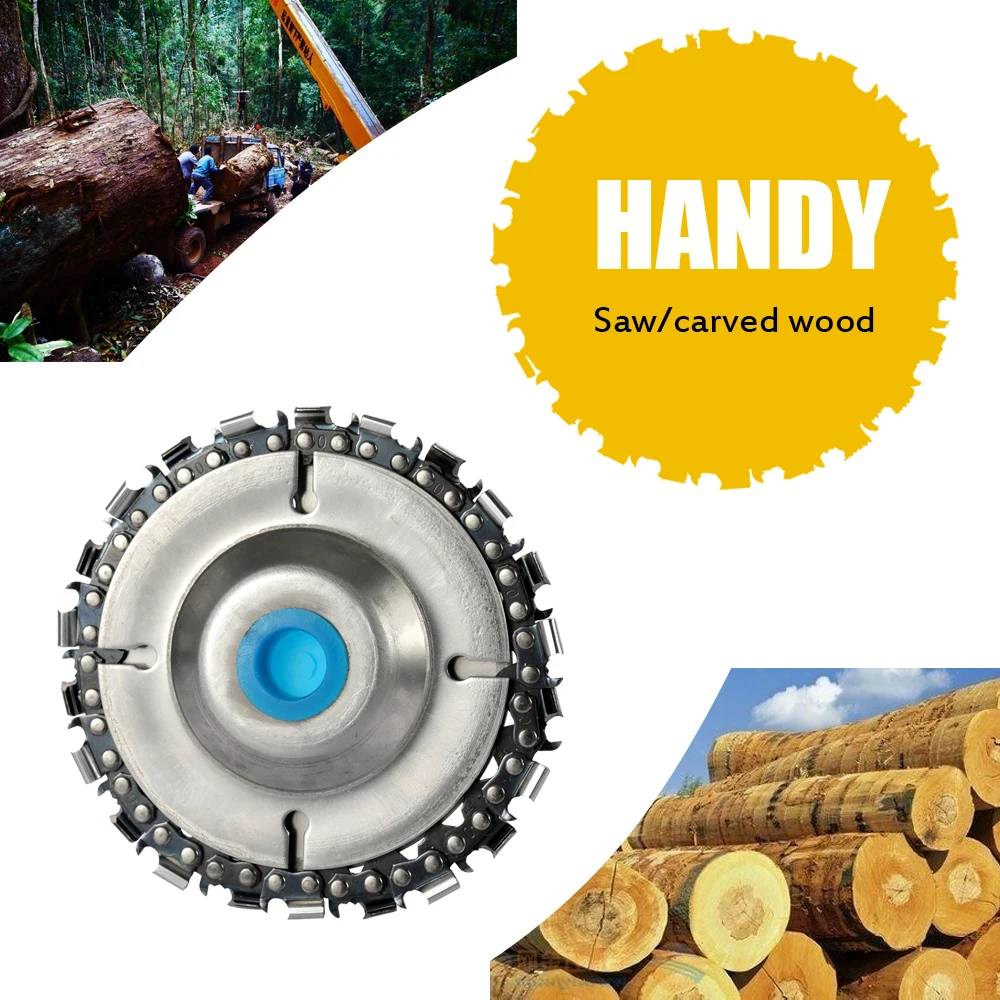 4 Inch Grinder Disc and Chain 22 Tooth Fine Cut Chain Set for 100/115 Angle Grinders
4 Inch Grinder Disc and Chain 22 Tooth Fine Cut Chain Set for 100/115 Angle Grinders