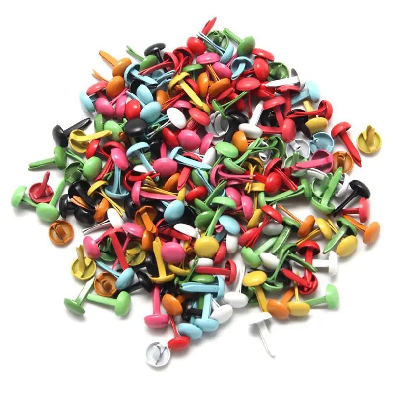 New Set of 200 Mini Parisian fasteners multicolor paper craft Stamping Scrapbooking DIY tool 4.5mm
New Set of 200 Mini Parisian fasteners multicolor paper craft Stamping Scrapbooking DIY tool 4.5mm