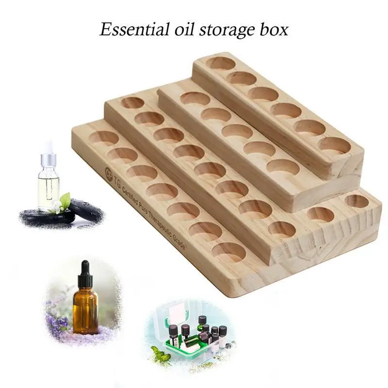 Desktop Storage Rack 30-Hole Stepped 4-Layer Wooden Shelf Storage Rack 50ml Essential Oil Storage Box
Desktop Storage Rack 30-Hole Stepped 4-Layer Wooden Shelf Storage Rack 50ml Essential Oil Storage Box