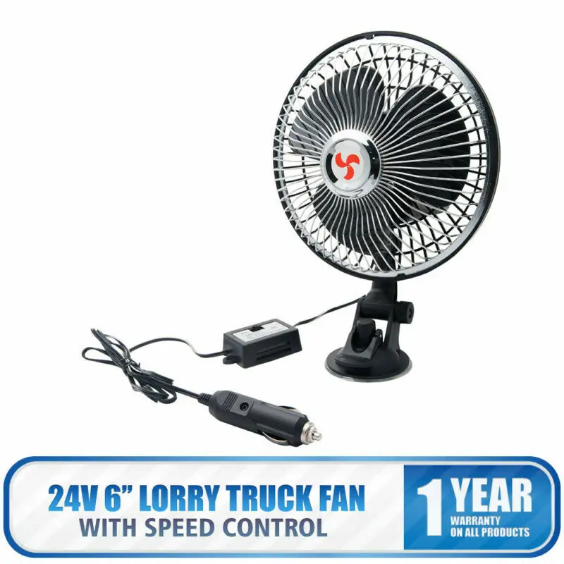 12V/24V 6" Rotating Car Fan Suction Cup Car Electric Fans Powerful Lorry Truck VAN Fan with Speed Control All-Round VAN Cooling
12V/24V 6" Rotating Car Fan Suction Cup Car Electric Fans Powerful Lorry Truck VAN Fan with Speed Control All-Round VAN Cooling