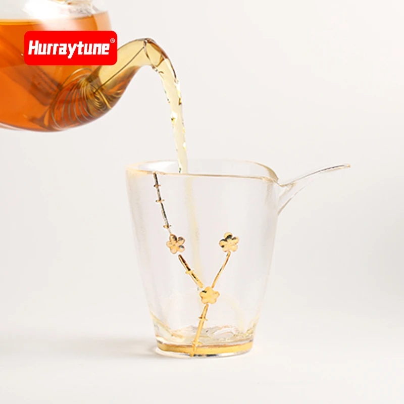 Heat resistant glass hammer grain plum blossom thickening tea divider Japanese kung fu tea ware tea sea long mouth even cup
Heat resistant glass hammer grain plum blossom thickening tea divider Japanese kung fu tea ware tea sea long mouth even cup
